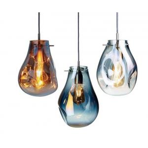 E27 Home Nordic Modern Blown Glass Pendant Light Globe 30X30X40cm