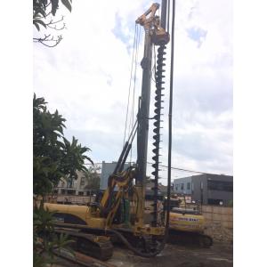 35 MPa Operating Pressure Rotary Piling Rig With 5° Forward 15° Backward Mast Inclination