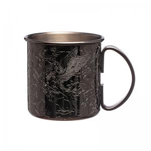 China LFGB Stainless Steel Wine Glass Black Mule Mug For Cocktail Wedding Gift Drinkware supplier