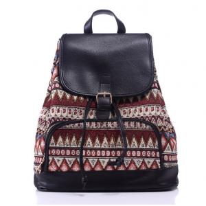 China 2016 new European and American popular handbag shoulder bag tide backpack canvas bag supplier
