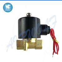 China 2W040-10 Direct Operated Solenoid Valve 2 Way Brass 3/8 Inch AC220V DC24V on sale