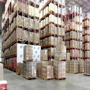 China Sistema de estanterías de paletas de doble profundidad de trabajo pesado con capacidad de peso de 6000-21000 kg wholesale