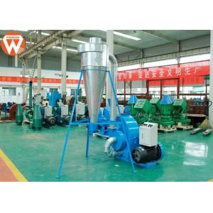 Corn Animal Feed Crusher Stainless Steel Hammer Mill Grinding With Cyclone