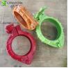 Concrete Pump Rubber Pipe Clamp Quick Release Tube Clamp Zinc Color