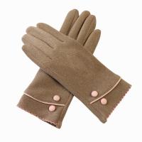 China Custom Embroidery Winter Warm Gloves Mittens Thermal Thick Touchscreen For Women on sale