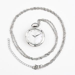 Elegant Quartz Wrist Watch , Quartz Watch Necklace With PVD Plating Color
