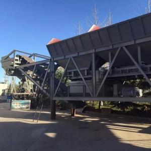 China 500T / H Movable Stabilized Soil Mixing Station Double Shaft Forced With Bin supplier