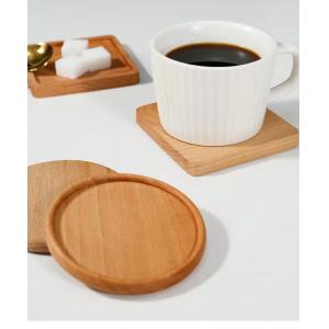 Bamboo Wooden 9cm Square Drink Coasters Blank Coffee Cup Drinking Coasters