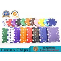 China Customized 12g ABS Material Sticker Casino Poker Chips Jeton Yangming on sale