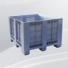 China Big Plastic Crates Heavy Duty Bulk Storage Containers Large Collapsible Pallet Box Recyclable Bulk Cargo Storage Foldable Pallet Box Industrial Commercial Stackable Plastic Pallet Box wholesale