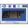 High Tensile Strength Plain Railroad Tie Plates as Track Fasteners