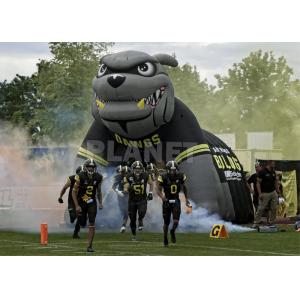 Custom Giant Football Team Mascot Bulldog Tunnel Inflatable Bull Dog Entrance Tent Inflatable Bulldog Tunnel