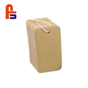 China Compact Size Custom Garment Product Hang  Environmental Friendly Cardboard Gift Tags supplier