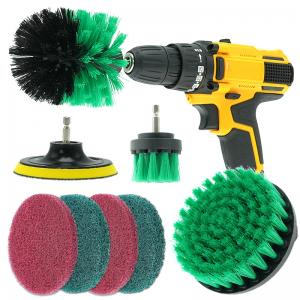 Rotary Drill Cleaning Attachments Grout Brush For Carpet Upholstery Cleaning