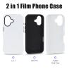 China 2 In 1 Mobile Phone Cover 3D Sublimation Mobile Phone Cases Customized For IPhone 16 wholesale