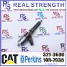 3213600 321-3600 C6.6 Engine Diesel Spare Parts Fuel Injector with CD for Loader 924H 953D