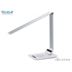 Modern Sensitive Touch Foldable LED Wireless Charging Desk Lamp with Flicker-free Light Source and Ambient Light