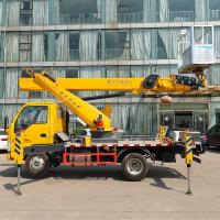 China 27m hydraulic Telescopic lift platform truck aerial working platform truck price on sale