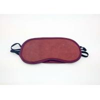 China Novelty Promotion Custom Travel Sleeping Genuine Leather Eye Mask for sale