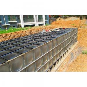 Sectional Bdf Underground Water Storage Tanks Black Color Anti Rust Never Leaked