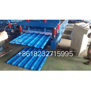 Customized Colour Glazed Tile Roll Forming Machine Computer Numerical Control Type