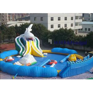 Giant Inflatable Water Slide With Pools Swimming Ball Toys Pools Inflatable Water Park With Pool