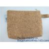 Cork Wood Pencil Case Bag School Pencil Holder Bag,Makeup Organizer Toiletry Bag