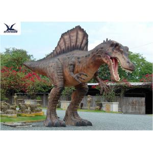 China Attractive Animatronic Jurassic Dinosaur Garden Ornaments Mouth Movement With Sounds wholesale