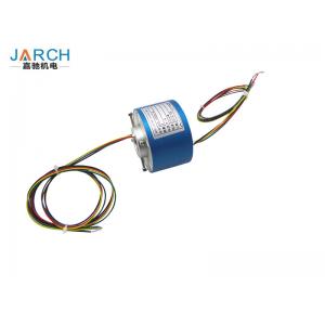 China 12.7mm Stable Performance Through Bore Slip Ring , 500RPM 12A Rotary Connector supplier