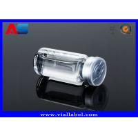 China 8 ml Small Glass Vials With Lids Rubber Stoppers For Peptide Packaging small glass vials with screw caps on sale