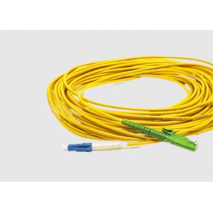 Singlemode 9/125 OS2 Fiber Optic Patch Cord E2000 APC to LC APC