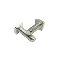 China Stainless Steel 304 316 Square Head Bolt Full Thread Half Thread on sale