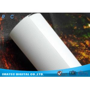 China Waterproof 260gsm Latex and Eco Solvent Media , Glossy Polyester Canvas Roll 60 inches supplier