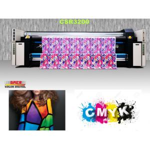 3.2m Cloth Printing Machine For Cotton / Polyester With Three Epson 4720 Heads