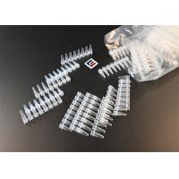 China Tamper Proof PCR Tube Centrifuge Plastic with Attached Caps on sale