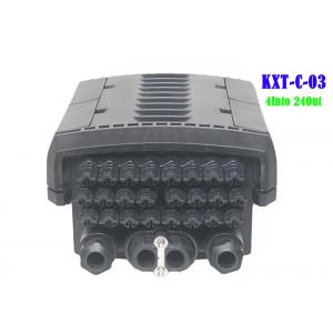 China 96 Core  4 Into 24 Out Multicore Joint Fiber Optic Closure Enclosure Outdoor IP68 1 X 16 PLC Splitter Support supplier