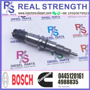China Construction Machinery Heavy Truck Diesel Engine Parts Common Rail Fuel Injector 4988835 0445120161 for ISDE Engine supplier