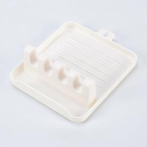 Multiple Bpa Free Silicone Spoon Rest , Kitchen Heat Resistant Utensil Rest