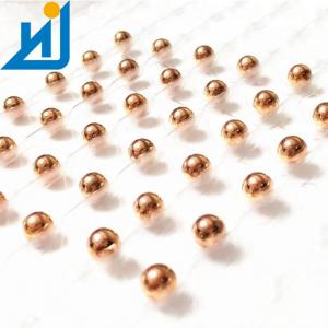 China H62 H65 Solid Pure Small Copper Balls For Valves 1/2 Inch 12.7mm Light Weight supplier