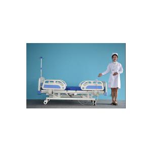 Medical Electric Hospital Bed Furniture Three Functions With Side Rails
