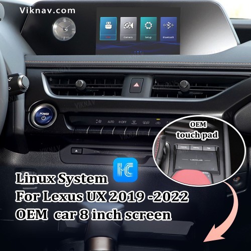 China Viknav Linux System Para Lexus UX 2019 -2022 Inalámbrico Apple CarPlay Android Auto sólo soporta el coche original 8 pulgadas pantalla supplier