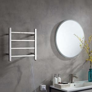 China 45-50W Bathroom Hardware Sets , Electric Wall Mounted Towel Warmer Rack supplier