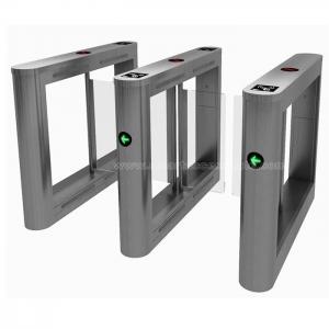 China Stylish Speed Gate Turnstile Bi - Directional Pedestrian Queuing Systems Fully Automatic Entry Barriers supplier