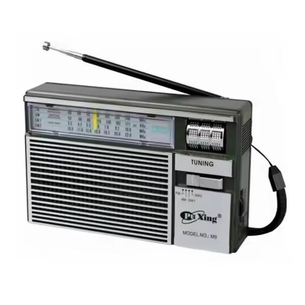 El reproductor de radio portátil AM/FM con altavoz incorporado ofrece una calidad de sonido nítida y clara