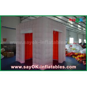China Inflatable Photo Studio LED Lighting Inflatable Photo Booth With 2 Doors / Inflatable Tent supplier