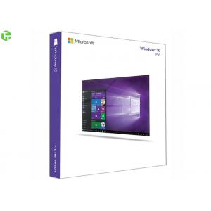 China Microsoft Windows 10 Pro Pack 32 Bit Or 64 Bit Retail Box Genuine Key wholesale