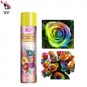 China Colour Florist Rose Gold Flower Paint Spray 350ml For Flower Gift Packaging supplier