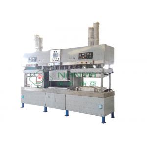 China Vacuum suction Thermoforming Paper Plate Making Machine / Tableware Injection Molding Machine supplier