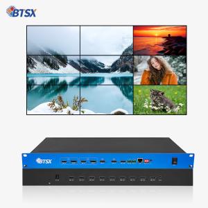 China ビットビサス フリーローミング ズーム イメージプロセッサ 4 in 9 アウト ビデオプロセッサ 3X3 4K 遅延フリー ビデオ ウォールコントローラ wholesale