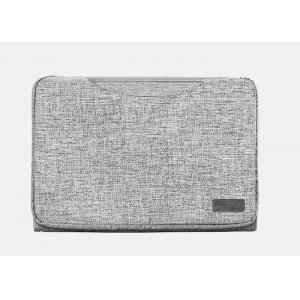 Multi Purpose Grey Oxford Portable Computer Bag With Fashion Element And Stitching Design